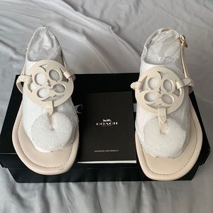 Coach Jaci Leather Sandals